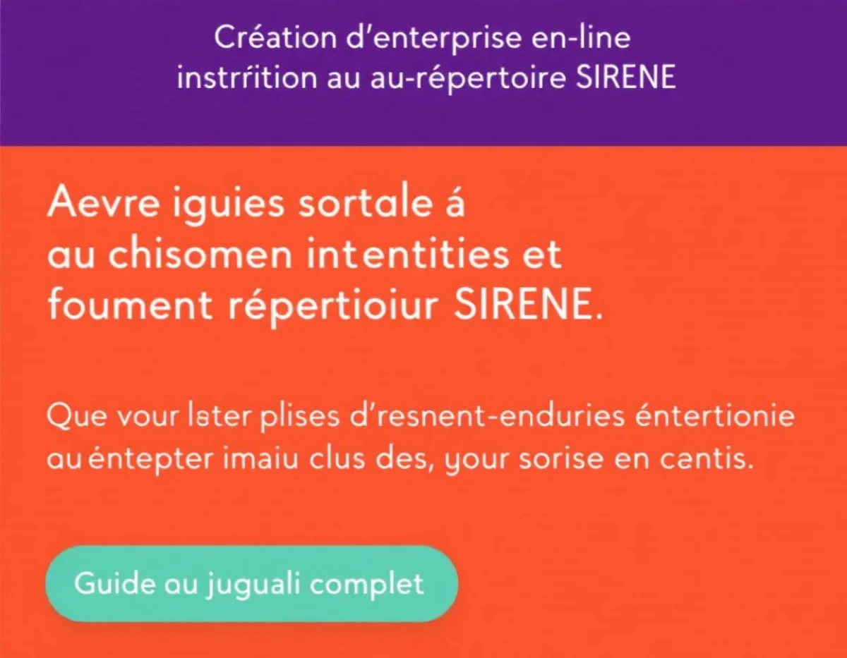 Création d'entreprise en ligne et inscription au répertoire SIRENE : guide juridique complet